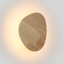 Wooden wall light "Eclipse 3" - 8W - Warm light