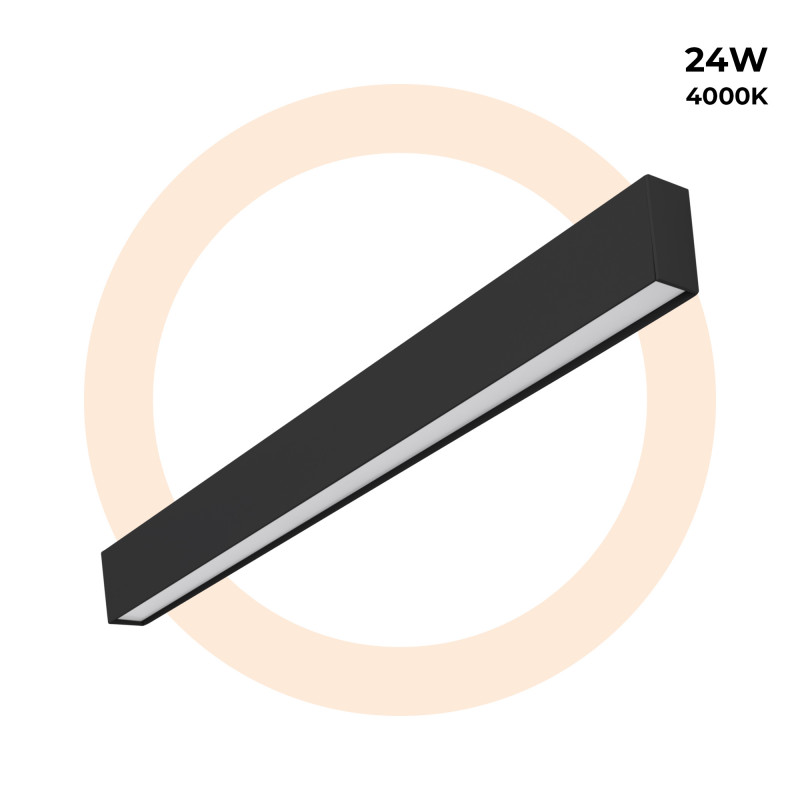 Oprawa liniowa LED zwieszana / natynkowa 24W - Slim - 80cm - 1700lm