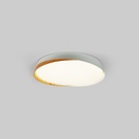 Plafonnier LED rond CCT 24W - Effet bois - ø40cm - IP22