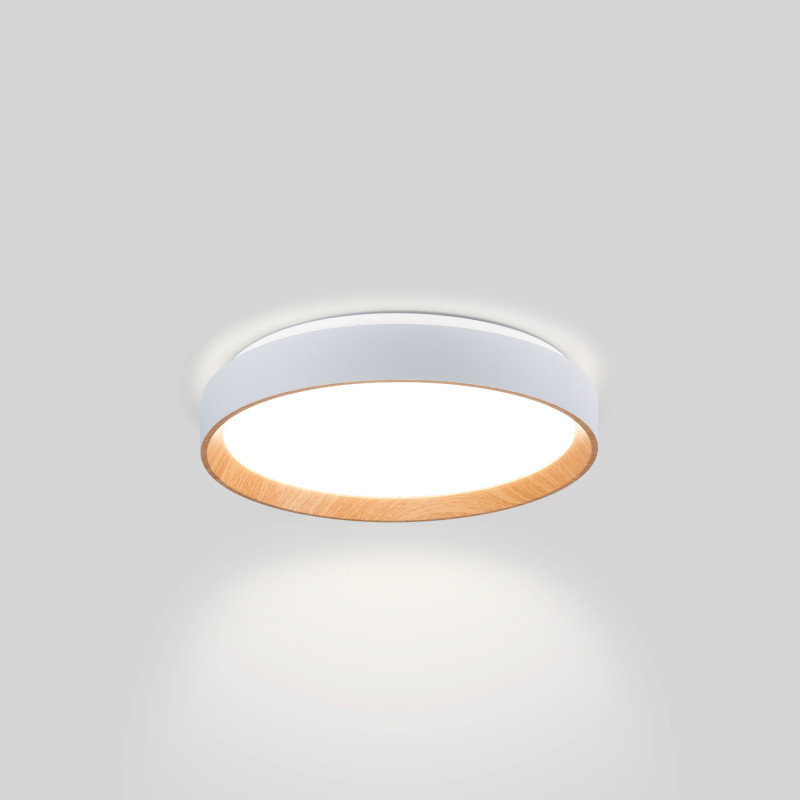 CCT LED 24W Ceiling light - Wood Effect - Ø40cm