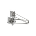Metal clamp for fastening of recessed aluminum profile 36x28mm (1pc)