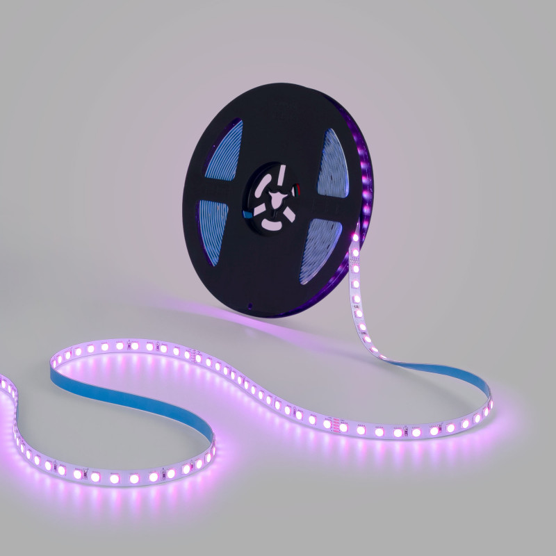 LED Strip 48V DC - RGBWW - 12W/m - 10mm - IP20 - 10 metres - 90LED/m