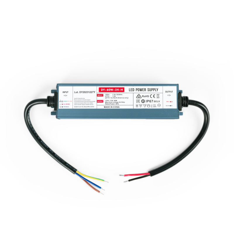 LED Netzteil wasserdicht 60W 24V 2.5A IP67