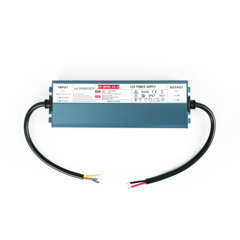 LED Netzteil wasserdicht 200W 24V 8.33A IP67