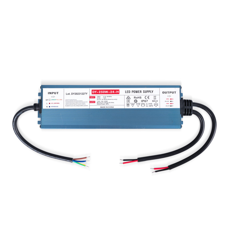 Netzteil 250W 24V 10.4A IP67 wasserdicht