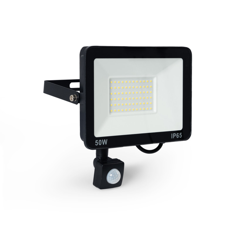 LED projektor do exteriéru se senzorem pohybu PIR - 50W - IP65 - 6000K