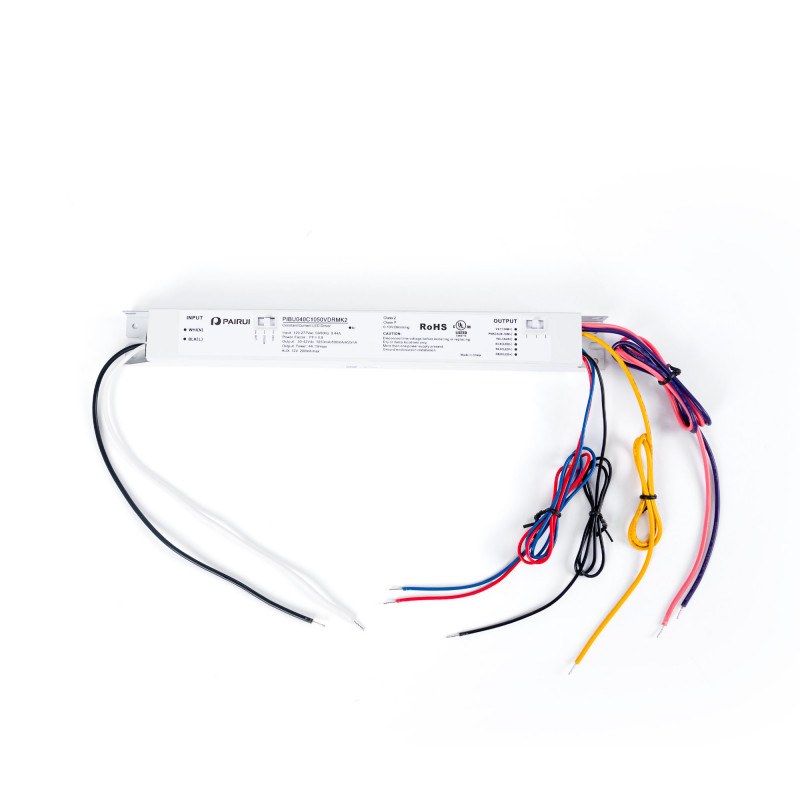 Driver for CCT LED linear light - 0-10V dimmable + 12V power supply - 30-42V DC - 44W - 650-1050mA
