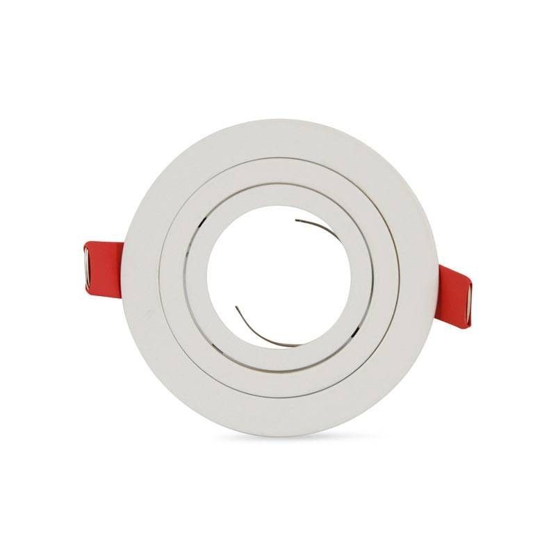 Anello per downlight circolare inclinabile PREMIUM per lampadina LED GU10