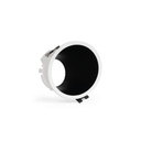 Aro asymetrický kulatý downlight - Nízké UGR - Řez Ø85mm