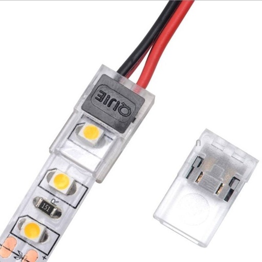 [BCN10XB-2] Quick connector CLIP 2 pin - Strip to PCB cable 10mm IP20 max. 24V