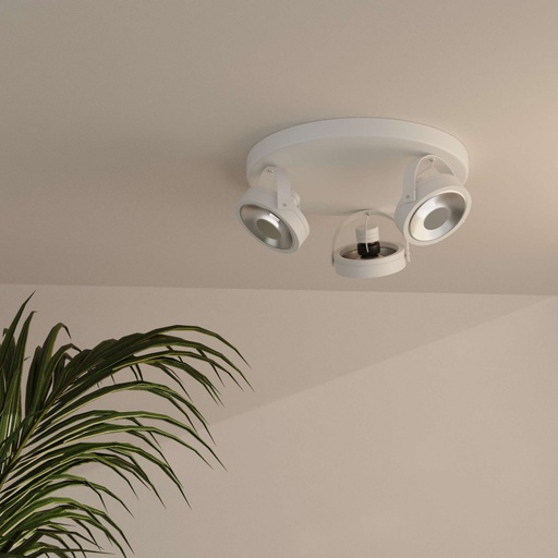 Potrójna regulowana lampa sufitowa "IRIS 3" - 3 x AR111 GU10