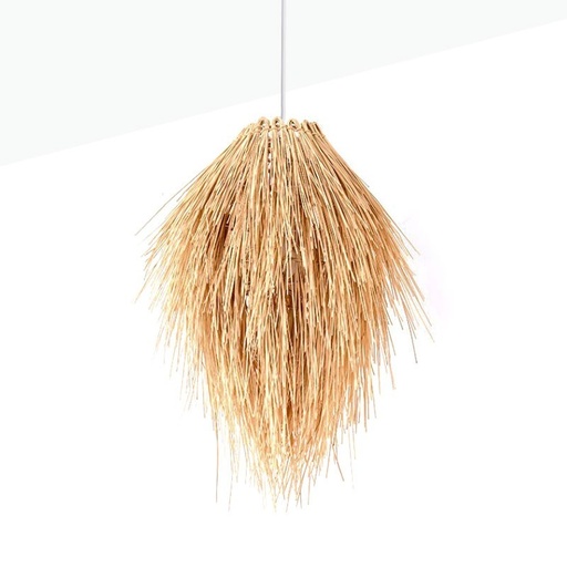 [LM151] Lámpara colgante de mimbre estilo oriental "TINA"