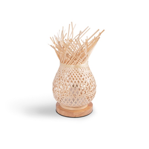 [LM154] Wicker table lamp "VIMET".