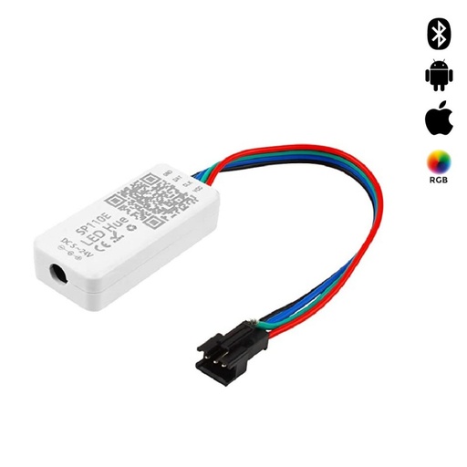 [SP110E] LED Controller IC pixel Bluetooth RGB/RGBW- 5-24V DC - 1024 Pixels