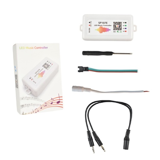 [SP107E] LED music controller IC Pixel RGB/RGBW Bluetooth - 5-24V DC - 960 pixels