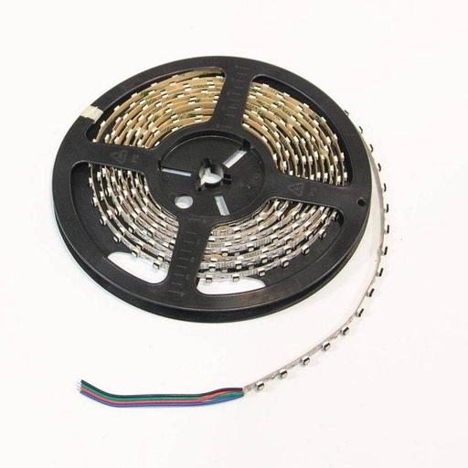 [B1547-5-IP20] LED-Sträif 12V-DC 72W breet 5mm multicolor RGB IP20 (SMD3535 72ch/m) Rull 5 Meter
