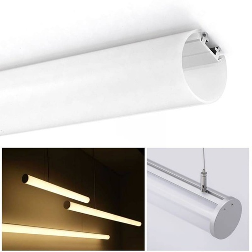 [BPERFT40] Suspension or Surface LED Strip Profile 23X8mm for LED Strips (2m)