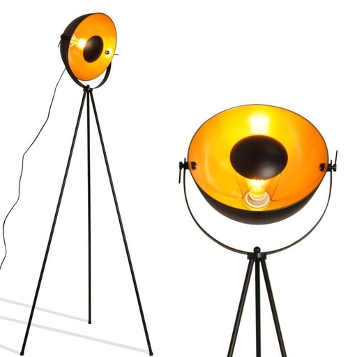 Vintage staande lamp met driepoot "Galilen" - E27