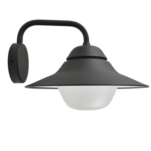 [L1558-G] Lampada da parete per esterni "HAT" IP44 E27