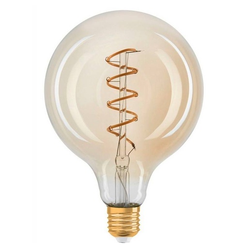 [BFD1-G125E27-ESPIRAL] Ampoule Retro Vintage globe spirale filament E27 G125 4W