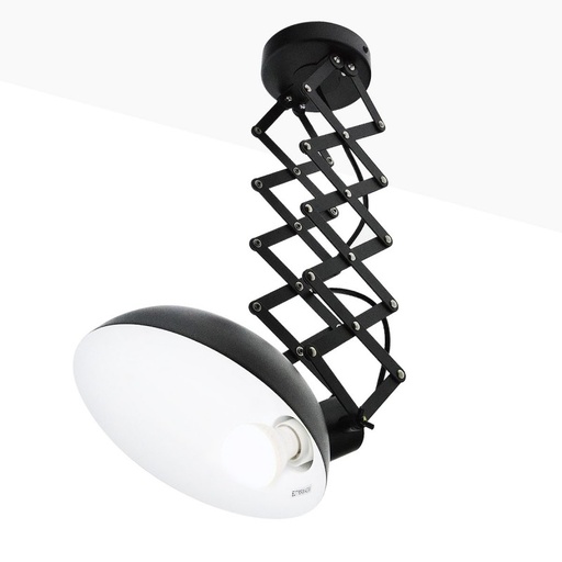 [L3034-N] Uitschuifbare vintage plafondlamp - E27