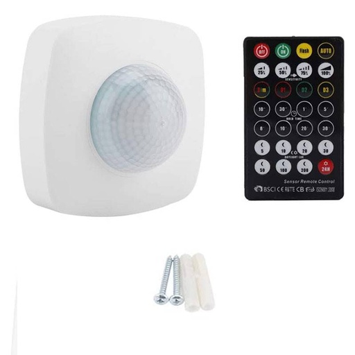 [SP02B] Sensor de presença saliente com controlo 360° IP65