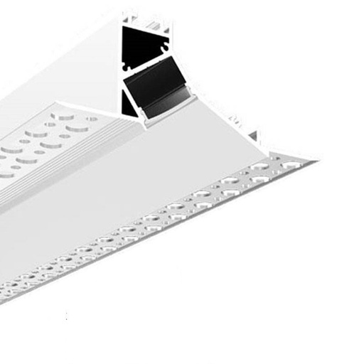 [BPERFALP126] Profil LED traku integracija / brez okvirja kot - 94 x 34mm - Z difuzorjem - 2 metri