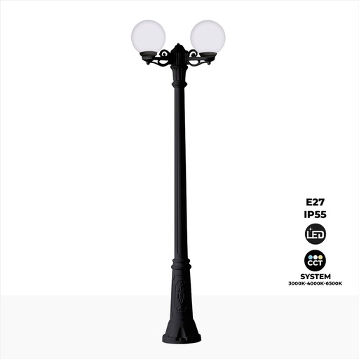FUMAGALLI "GIGI BISSO GLOBE" 2xE27 outdoor double LED streetlight