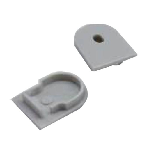 Zijafdekking voor ophanging of oppervlakteprofiel 20x27mm (1pc)