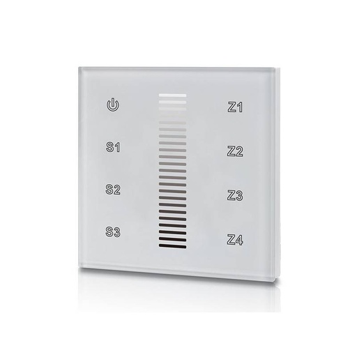 [SR-2300TS-DIM-EU] Einfarbiges DALI-Touchpanel - 4 Zonen - SUNRICHER