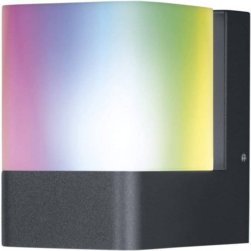 [O478114] Aplique de Parede Exterior SMART Wi-Fi RGBW CUBE DG