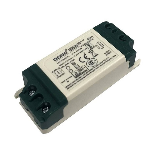 Οδηγός "DONE" για LED downlight 12-24V 7w 300mA