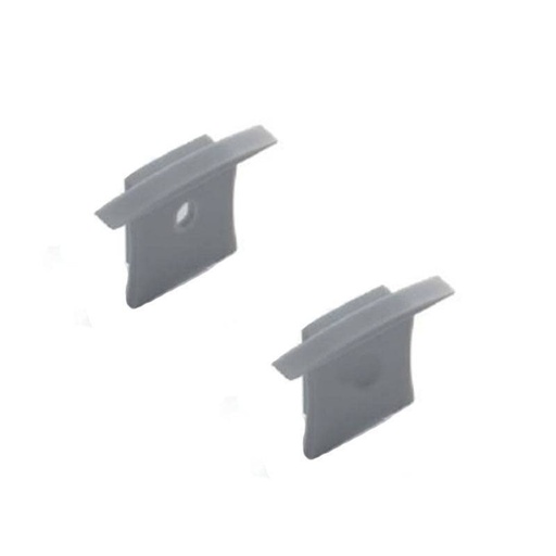 Tapa lateral para perfil de aluminio empotrable en suelo 36x28mm (1ud)