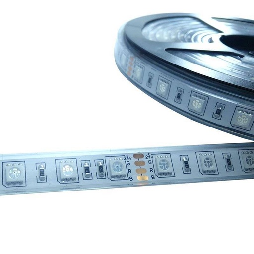 [B1549-IP67] LED trak 24V-DC 72W multicolour RGB IP67 Rolna 5 metara