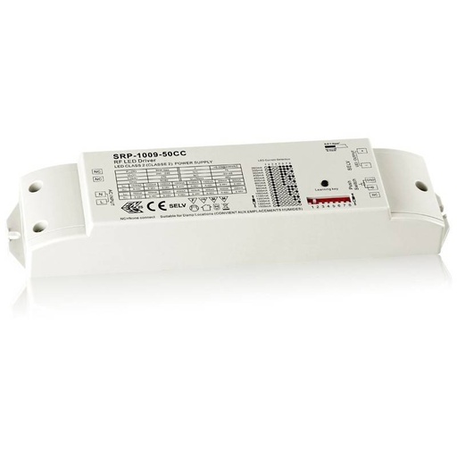 [SRP-1009-50CC] Driver LED Dimável RF Push CC 50W 250-1500ma