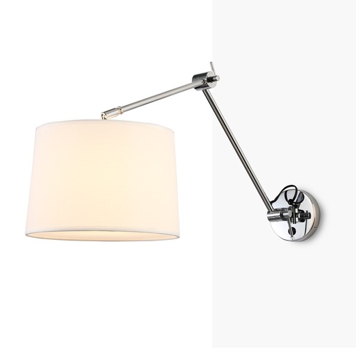 Aplique de pared cilíndrico con diseño clásico y articulado "ELBOW" E27