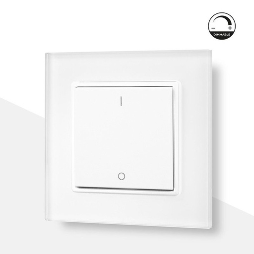[D2801K1] RF push button mechanism Single color dimmer switch for LED lighting - SUNRICHER - Easy RF