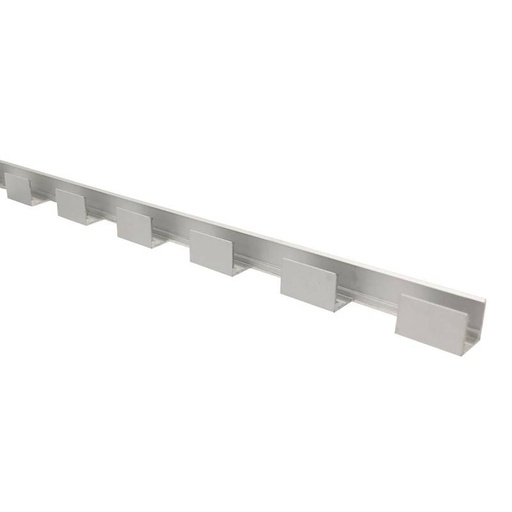 [BPERFLEX16X16-ML] Flexible aluminum profile 16x10 mm for silicone casings - 2 meters