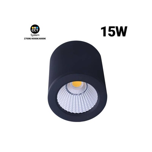 Ceiling light CCT mini "GESS" COB 15W IP54
