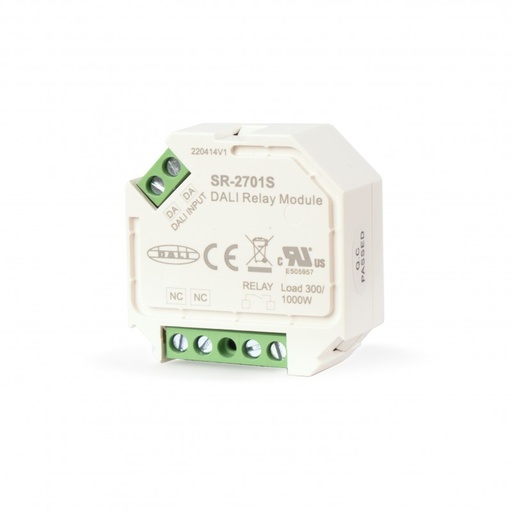 [SR-2701S] Interruptor Relay DALI 100-240V/AC ou 12/24V/DC