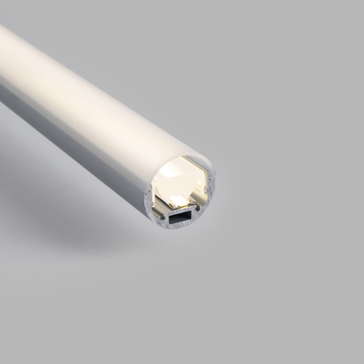 [BPERFALP142] Aluminium profile for ≤ 13mm LED strip - Surface - ø 28mm - 2 metres