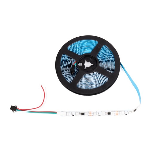 [B1574RGB] Intelligent LED-stripe IC RGB 12V DC - 14,4 W/m - IP20 - 60 LED/m - Bred 10mm - 5 meter
