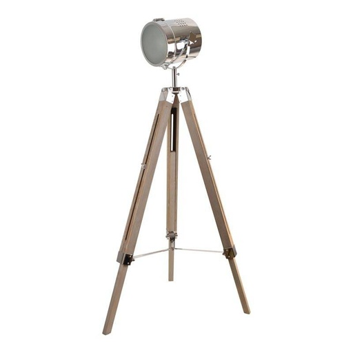 Lampe sur pied chromé cinema avec trépied "Bogart" XL 120cm