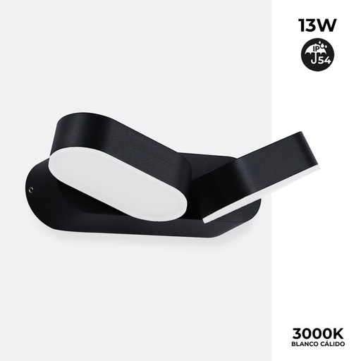 [L5021-P] Endura 13W IP54 LED διπλό φωτιστικό τοίχου για εξωτερική χρήση, ρυθμιζόμενο