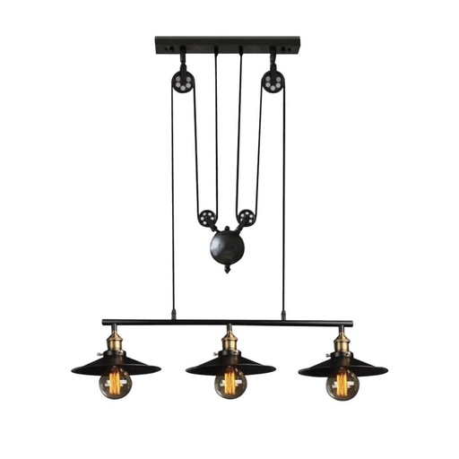 Lampa wisząca "CLOCK WORK" z kołami pasowymi