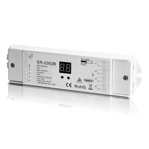 [SR-2302B] Dali Dimmer DC 12-36V 5A/Channel (4 κανάλια σε 1)
