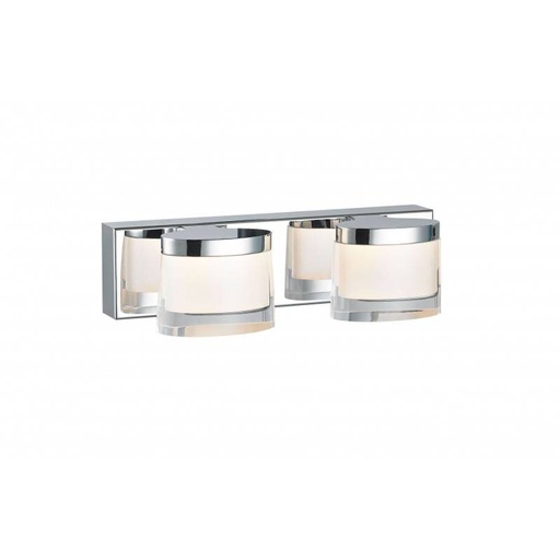 [LE112-2-BC] SYON" 10W LED spiegelwandlamp voor badkamers