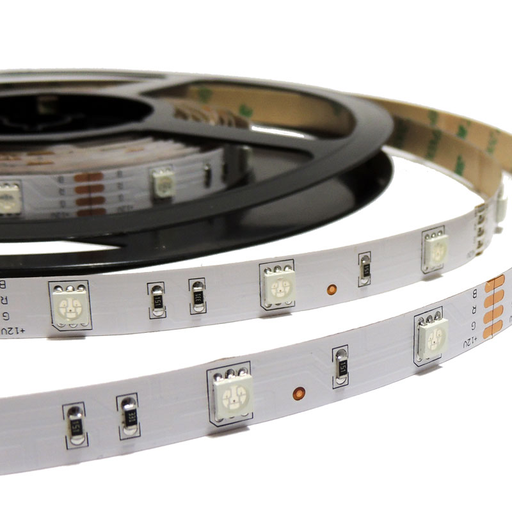 [B1545-IP20] Tira od LED-a 12V-DC 36W 10mm višebojna RGB IP20 (SMD5050 30ch/m) Rolna 5 metara