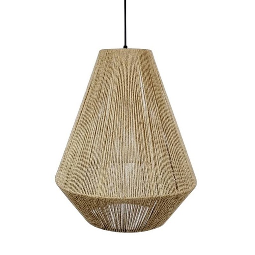 [LM167] Hanglamp "ROSS" van natuurlijk touw.