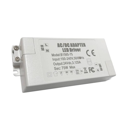 [B1565-75W] Voeding 24V DC 75W 3.1A 100-240V